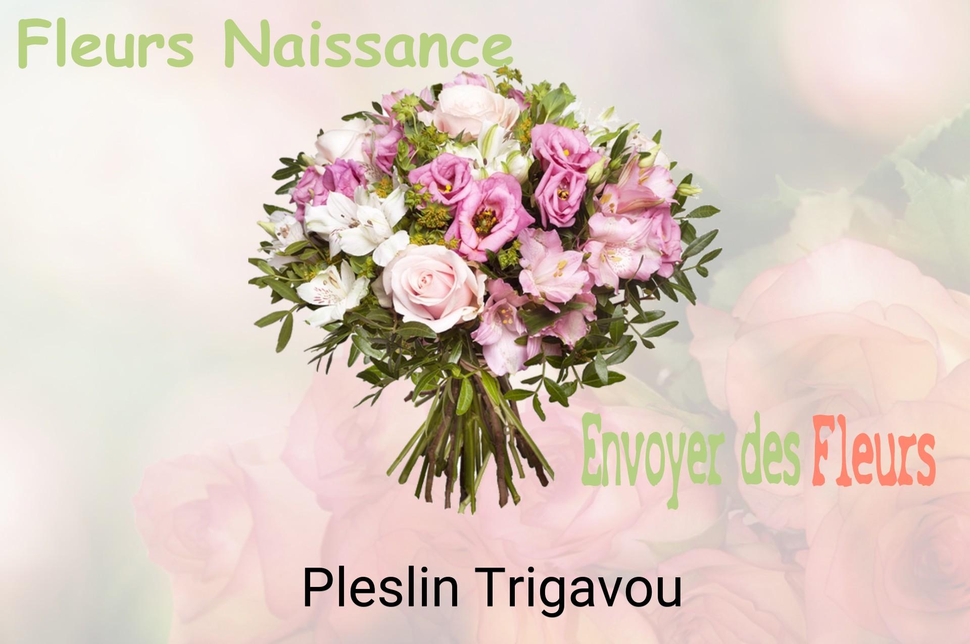 Bouquet de fleurs de naissance livré à Pleslin-Trigavou