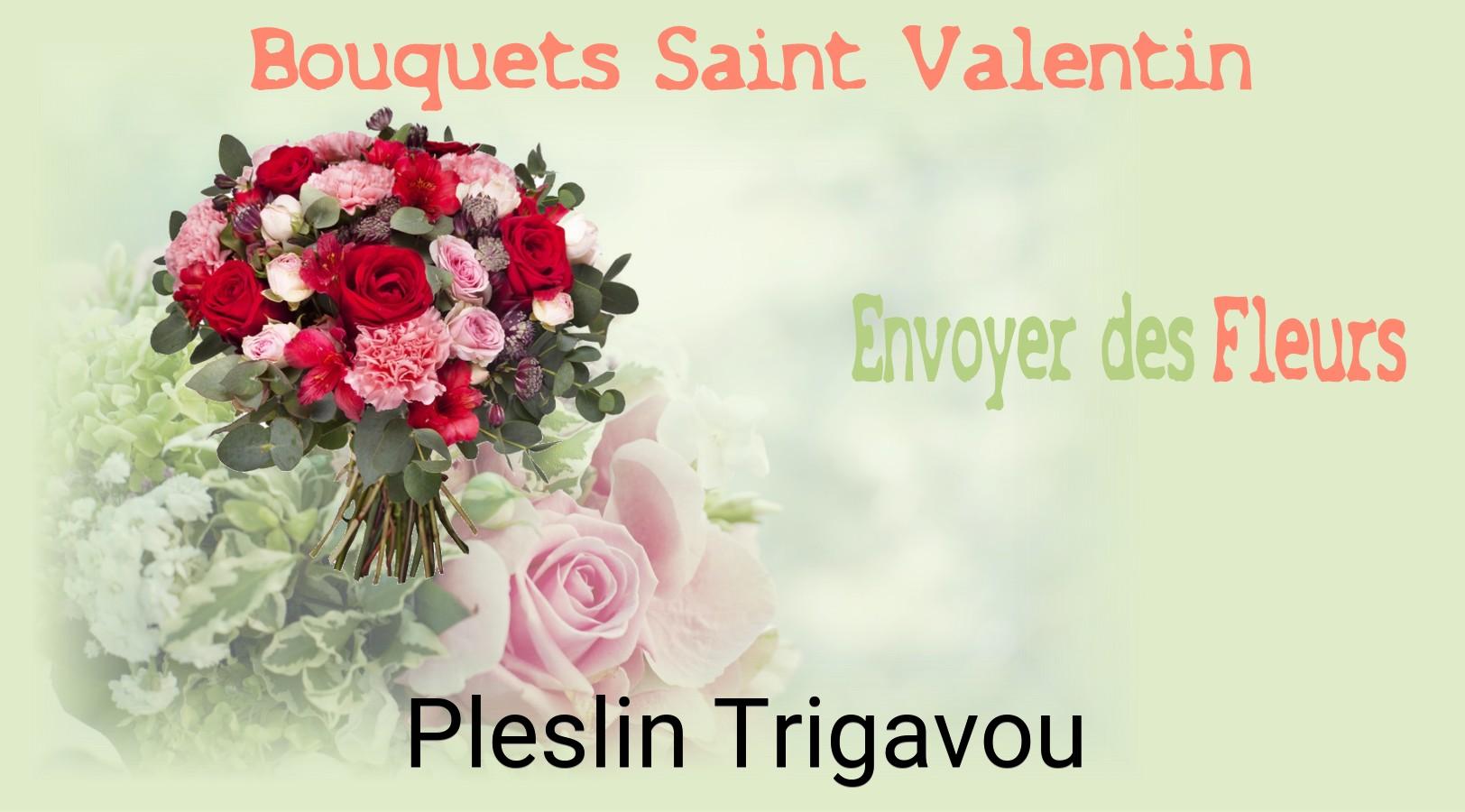 Roses de Saint-Valentin livrées à Pleslin-Trigavou